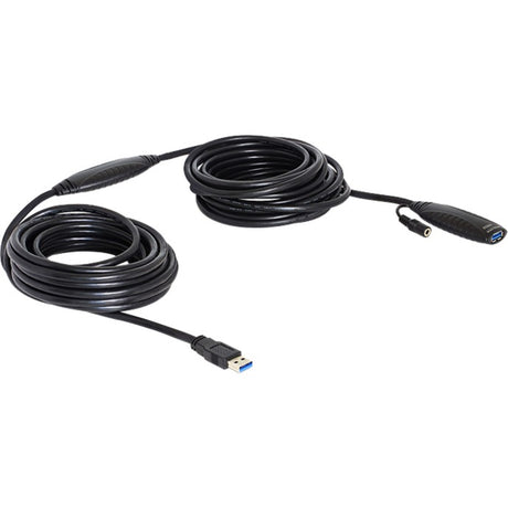 Delock USB 3.0 aktives Verlängerungskabel (schwarz, 10 Meter)