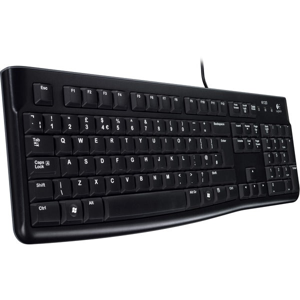 Logitech K120 Business Style USB-Tastatur [USB, 104-Key, Numpad, langlebig, schwarz]