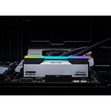 Klevv 32 gb ddr5-6200 (2x 16 gb) kit werkgeheugen (wit zwart, kd5agua80-62b320p, cras v rgb rog, xmp 3.0, expo)