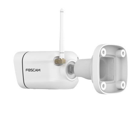 Foscam v8p, 4K 8MP Dual-Band-WLAN-Überwachungskamera (weiß, mit Ton- und Lichtalarm)