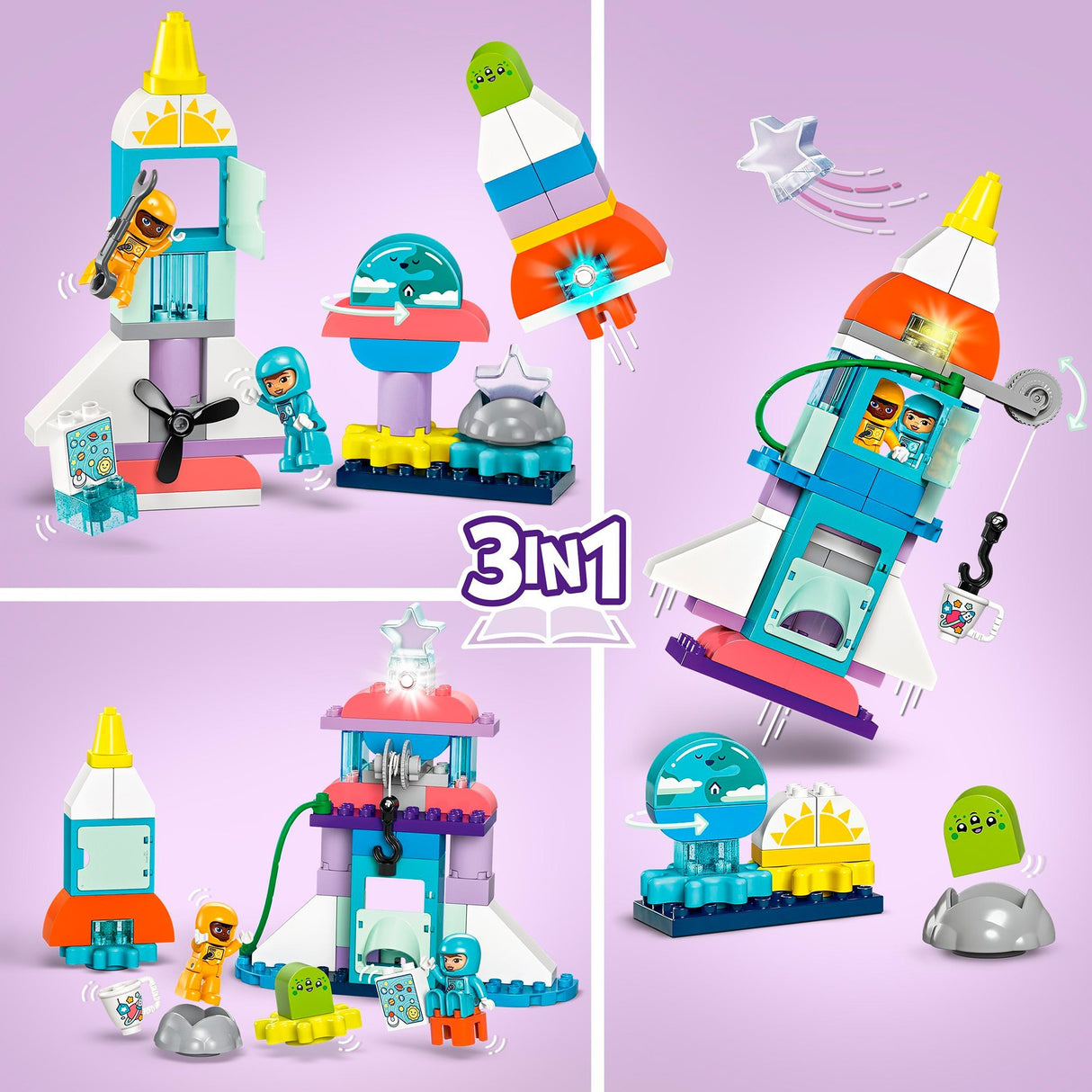 LEGO Duplo Lego Duplo Town 10422 3-in-1 Weltraumabenteuer