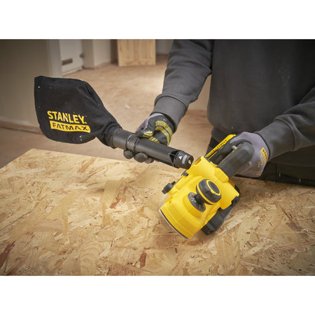 Stanley Fatmax V20 18 V bürstenloser Elektrohobel (schwarz gelb, Akku und Ladegerät nicht im Lieferumfang enthalten)