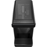 Cooler master masterframe 360 stage lcd midi tower behuizing (zwart | 2x usb-a | 1x usb-c | tempered glass)