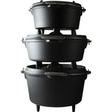The windmill dutch oven 6 qt kookpan (zwart, ø 31.5 cm | 5.9 liter)