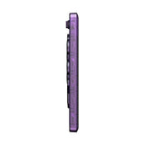 8bitdo Arcade-Controller – Transparent Purple Signature Edition (Lila Transparent, 2,4 GHz Bluetooth USB, Nintendo Switch 1 + 2, PC)