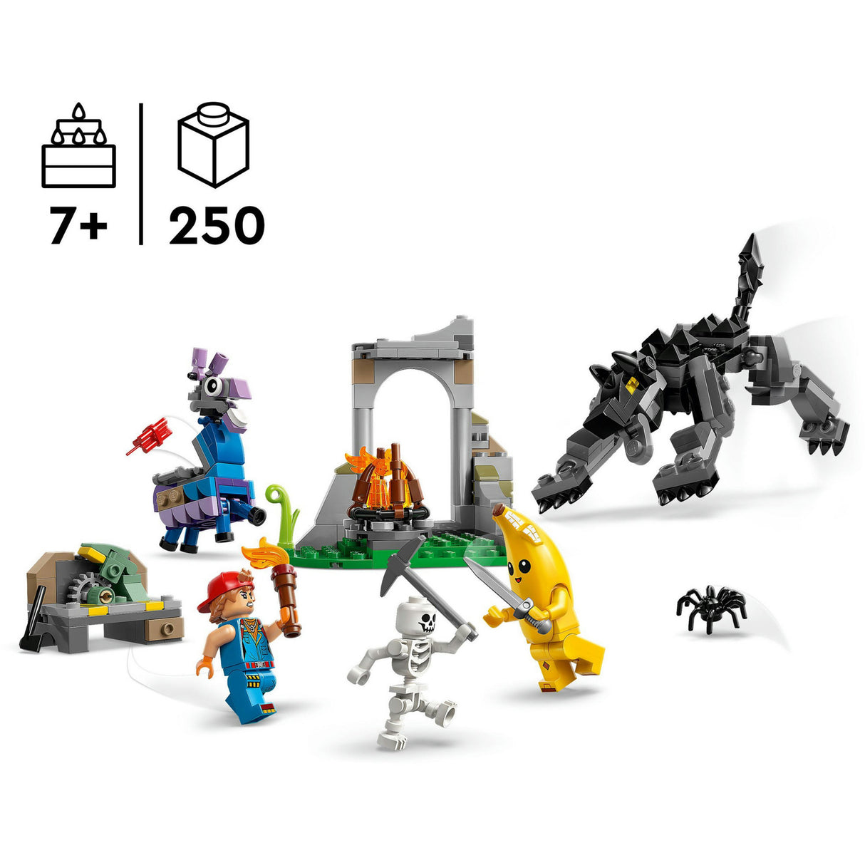 Lego Fortnite 77075 Peely und Zündkerzenlager