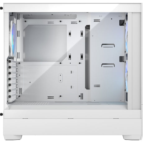 Fractal Design Pop Air RGB Midi-Tower-Gehäuse (weiß | 2x USB-A | RGB | gehärtetes Glas)