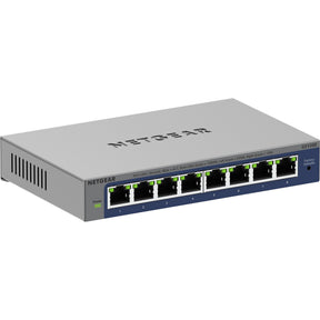 Netgear 8-Port-Gigabit-Plus-Switch (GS108E-400eUS) (grau, nicht verwaltet)