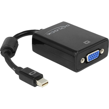 Delock Adapter Mini Display Port > VGA (schwarz, 0,11 Meter)