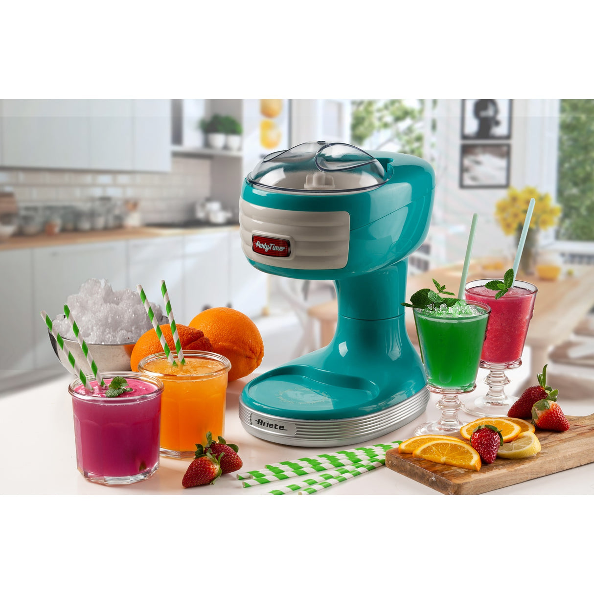 Ariete Party Time Shaved Ice Machine 0076 01 Eismaschine (Hellblau)