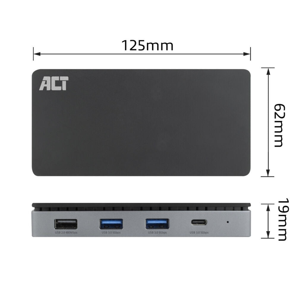 Act-Konnektivität USB-C 4K MST-Dockingstation