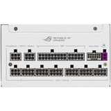 Asus Rog Strix Platinum White Edition modulares 1000-Watt-Netzteil (weiß, 1x 12V-2x6, 4x PCIe)