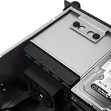 Silverstone RM41-H08 Rackgehäuse (schwarz | 2x USB-A 3.2 (5 Gbit s))