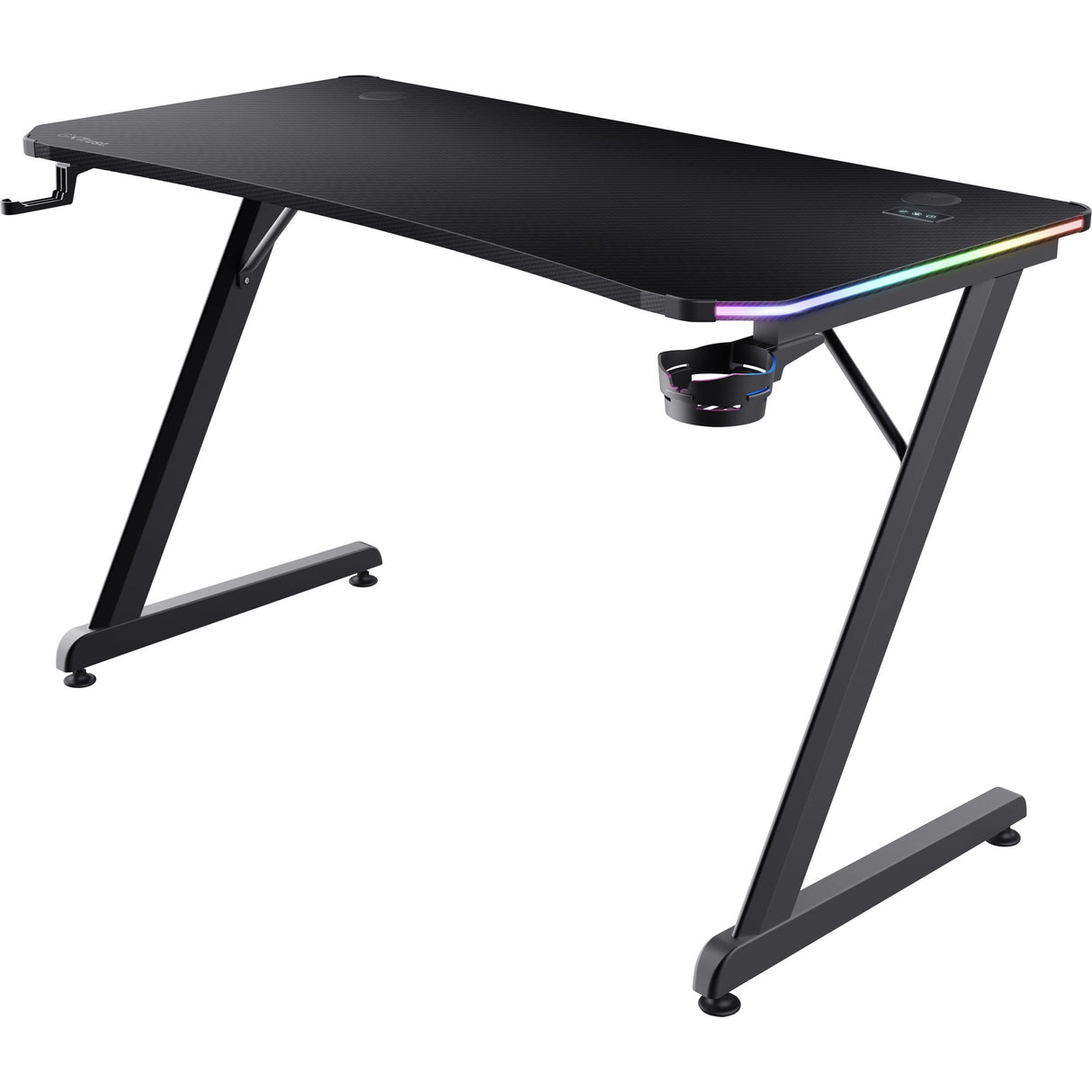 Vertrauen Sie dem GXT 709 Luminus RGB-Gaming-Schreibtisch