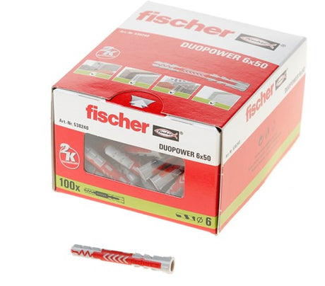 Fischer duopower 6x50 100 Stück - 538240