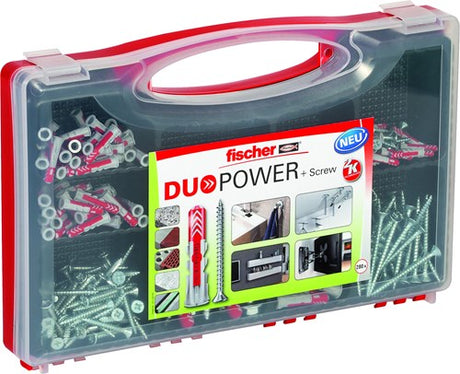 Fischer Red-Box Duopower-Stecker mit Schraube – 536091 – 1 Stück – 536091