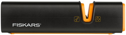 Fiskars Axtschärfer – Messerschärfer – mit Anti-Rutsch-Pads – 16,5 cm