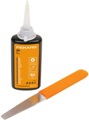 Fiskars Wartungsset-Werkzeuge – mit Diamantpolieröl