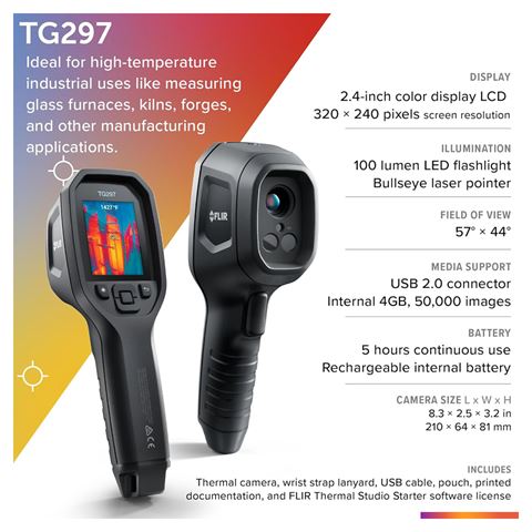 Flir TG297 Calore Imaging Camera