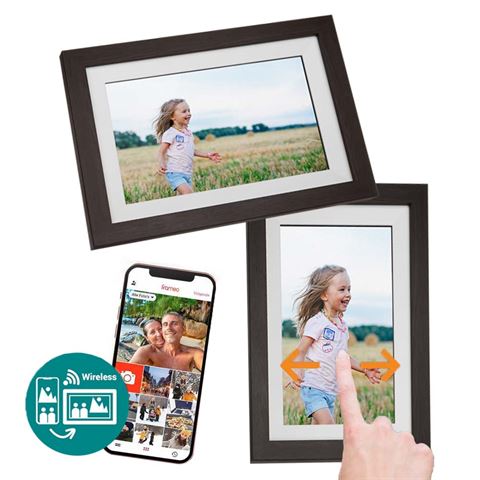 Benel Frameo Digital Photo Frame HF-101WB Brown 10,1 tommer