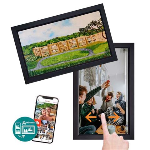 Benel Frameo Digital Photo Frame HF-156B Černá 15,6 palce