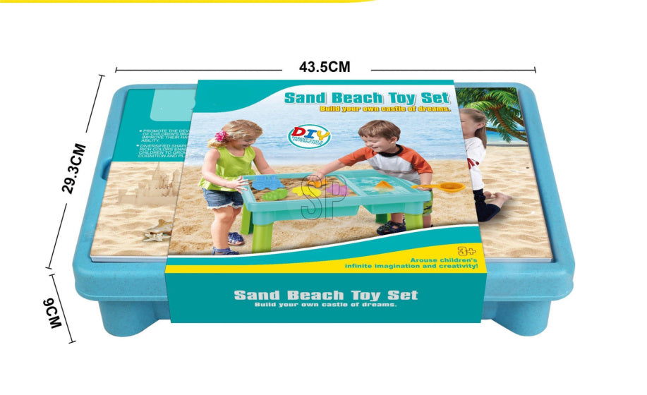 Strandspielzeug Sand- und Wassertisch 10-Stück