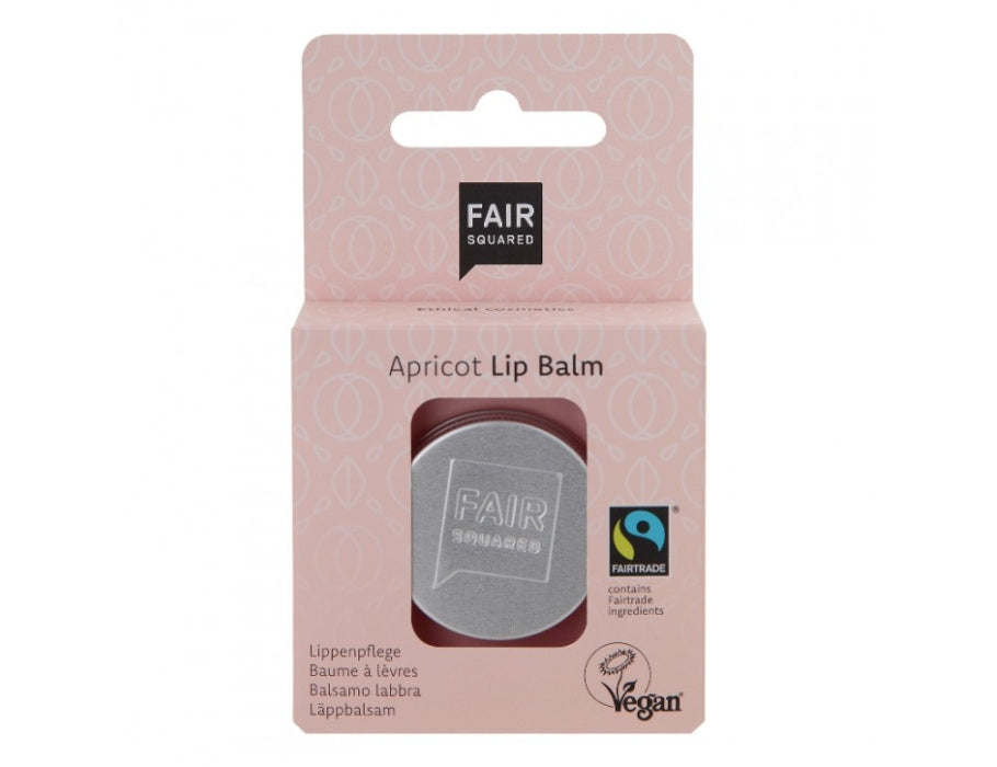 Fair quadratischer Lippenbalsam Sensitive Aprikose 12gr.