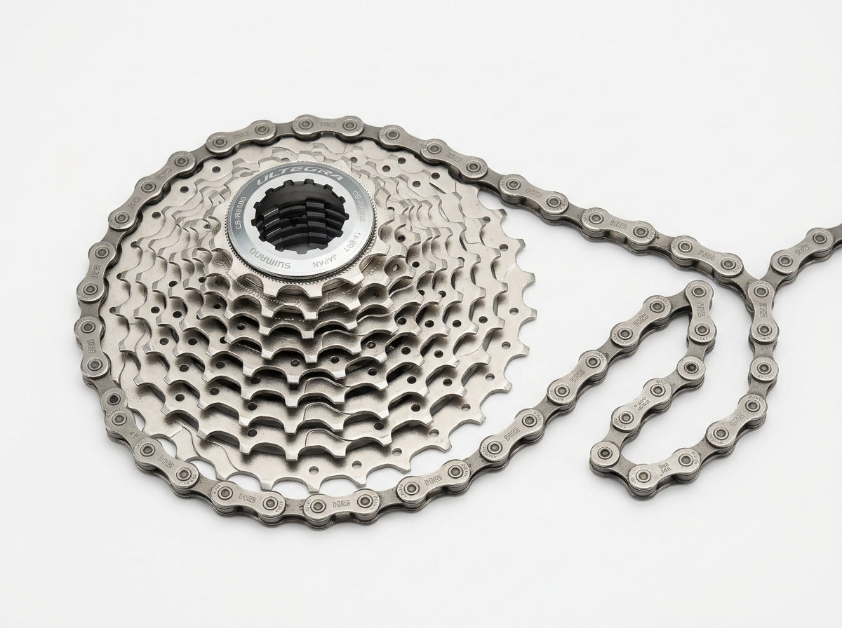Fietsketting en cassette