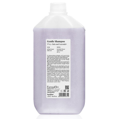 Farmavita Backbar sanftes Shampoo Nr. 03 Hafer und Lavendel 5000 ml