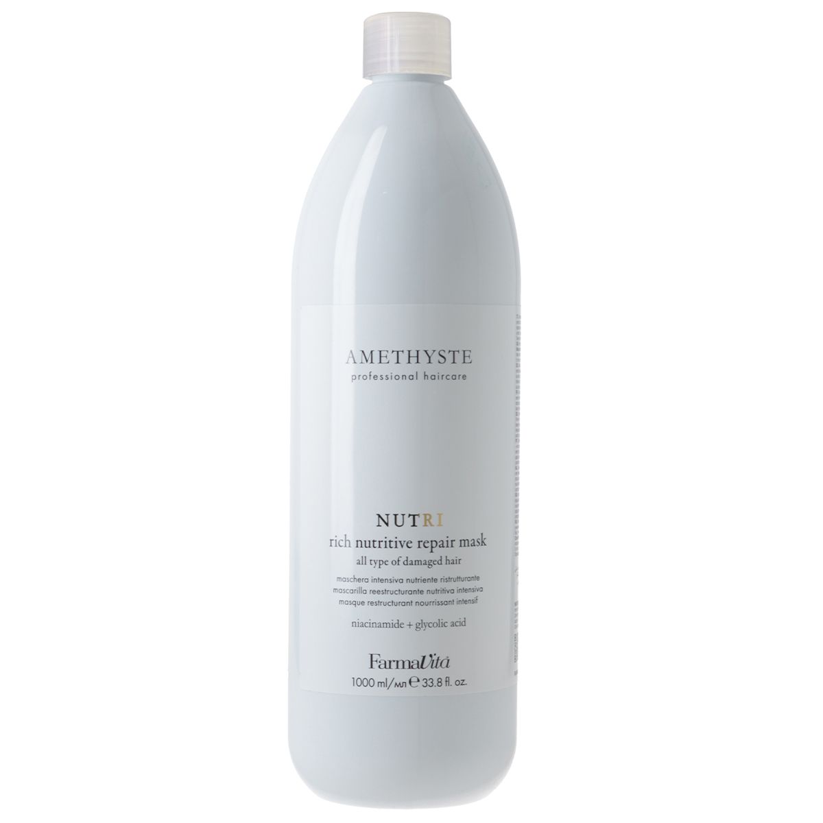 Farmavita Amethyst nährstoffreiche, nährstoffreiche Reparaturmaske 1000 ml
