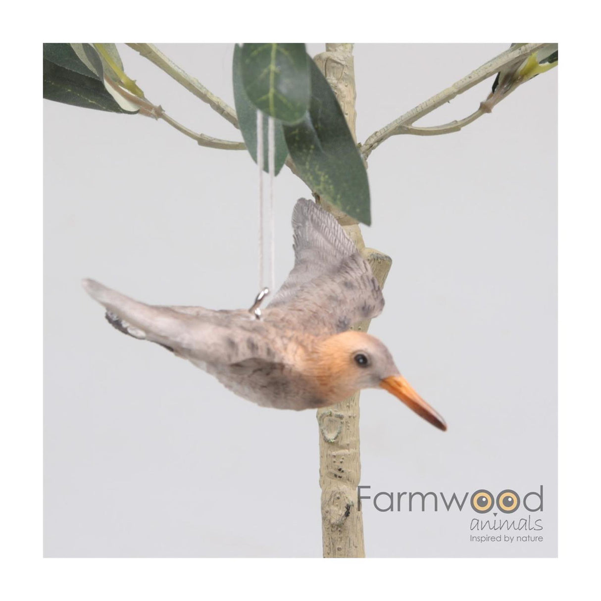 Farmwood animals vogel grutto vliegend 10x11x4.5cm