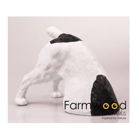 Farmwood animals tuinbeeld hond gravend 25cm