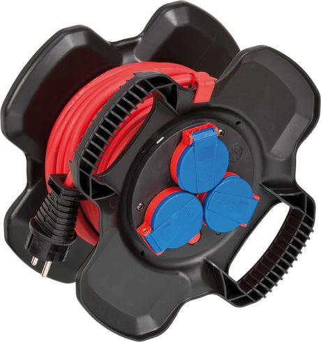 Brennerstuhl Gummikabelspule kompakt IP44 10m h07rn-f 3g1,5 - 1169710100