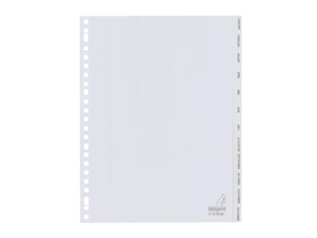 Kangaro-Tabs, 23 Ringe, Januar bis Dezember, 12 Teile, Kunststoff