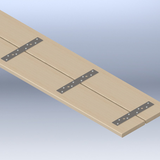 Gb koppelanker 300x30x2 verzinkt etiket | 1 stuk - 17211402