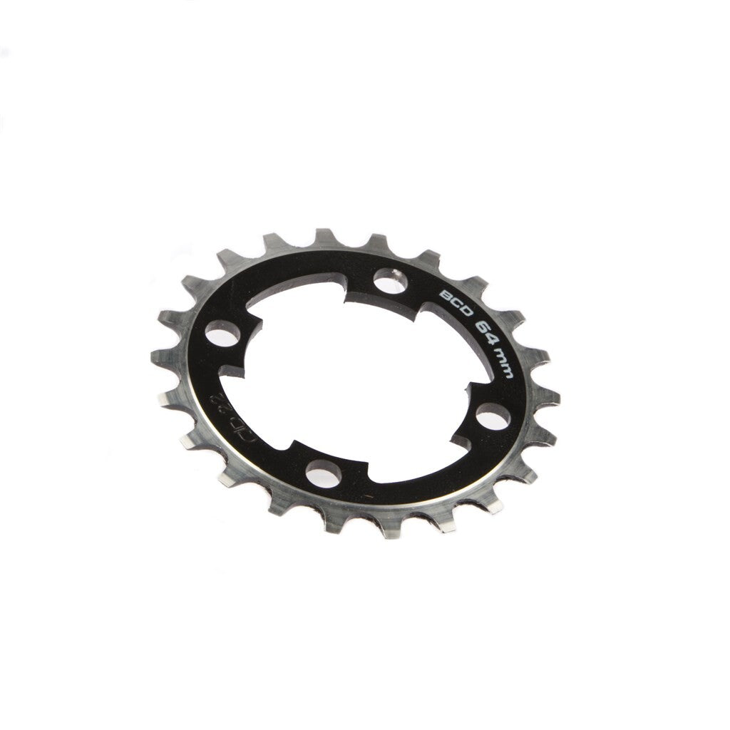 Gebhardt Kettenblatt, 22 Zähne, 64 mm, 4 Arme, schwarz