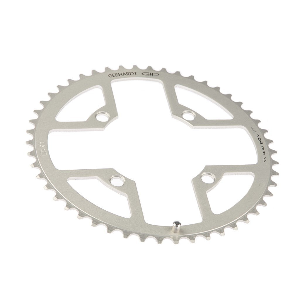 Gebhardt Chainring 46 Tands Silver, Shimano, 4 díry, ATB Triple