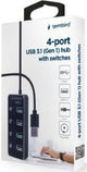 Gembird USB 3.1 Hub 4 Port – 9510506