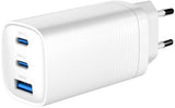 Gembird USB + 2x USB-C Schnellladegerät | 65w | weiß - 9540153