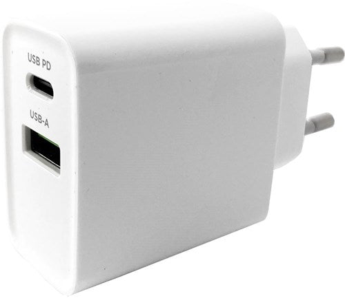 Gembird USB + USB-C Schnellladegerät 20 W weiß – a9540151