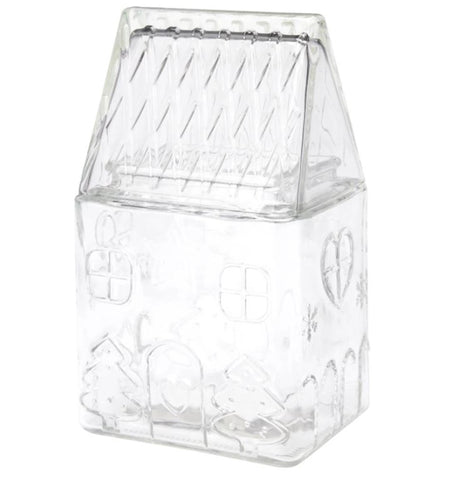 Home Styling Vorratsglas Glas 1500ml Weihnachtshaus