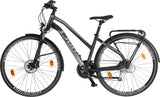 Ghost Square 28 Zoll XS Damen 27V Schwarz Grau