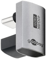 Goobay USB-C-Adapter | männlich weiblich | u-Form | 180-Grad-Adapter – 9550436