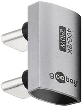 Goobay USB-C-Adapter | männlich männlich | u-Form | 180-Grad-Adapter – 9550437
