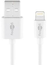 Goobay USB-Lightning-Ladekabel 1m weiß - 9550380