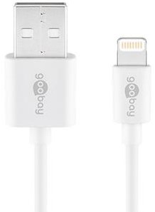 Enzo Goobay USB-Lightning-Ladekabel 1 m weiß – 9550380