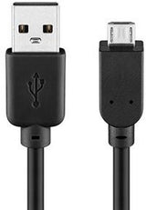 Goobay USB-Micro-Ladekabel 1m schwarz - 9550350