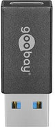 Goobay USB-A 3.0 Superspeed > USB-C Adapter (schwarz)