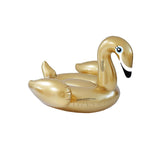 Traumlandschaft | goldener aufblasbarer Schwan XXL