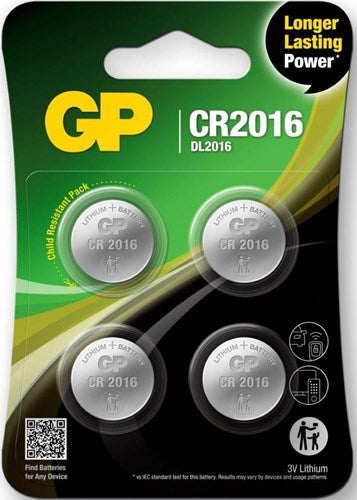 GP -Batterien CR2016